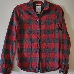 American Eagle Buffalo Plaid Top